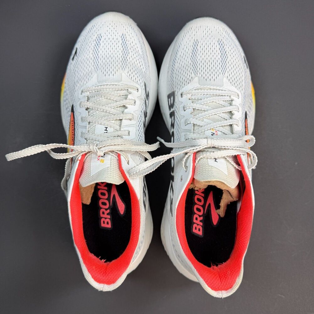 Brooks Hyperion Max 2 Shoes Womens 9 Illusion Coral Black Track Running *READ* - Picture 9 of 16